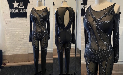 custom designed cher turn back time replica costume created by fashion designer stevie leigh
